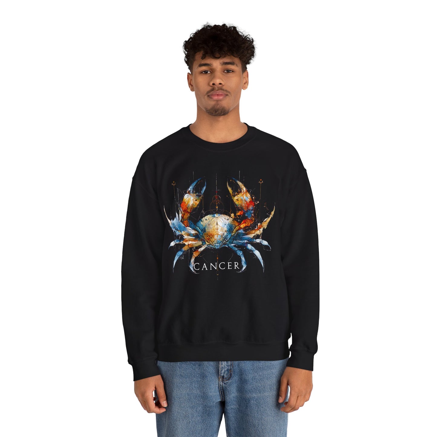 Cancer Crab Heavy Blend™ Crewneck Sweatshirt | Zodiac Line