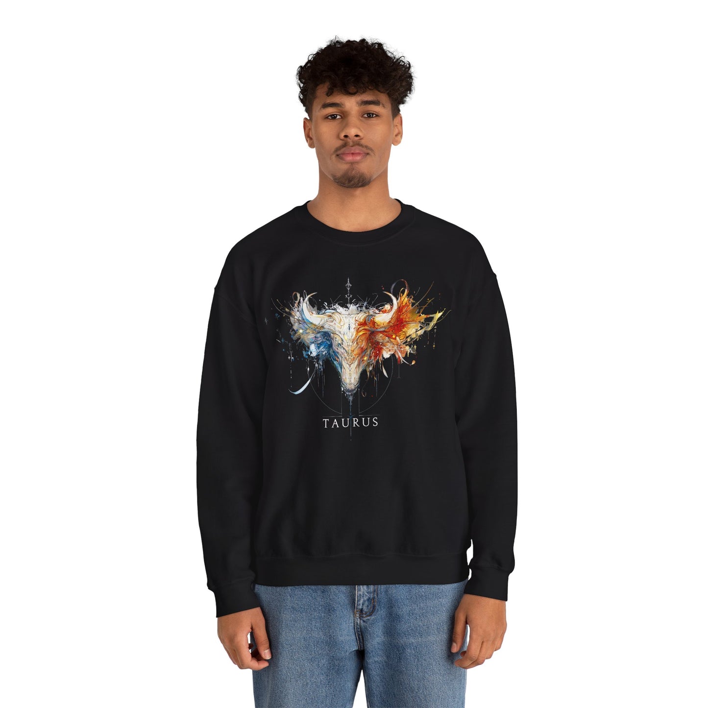 Taurus Bull Heavy Blend™ Crewneck Sweatshirt | Zodiac Line