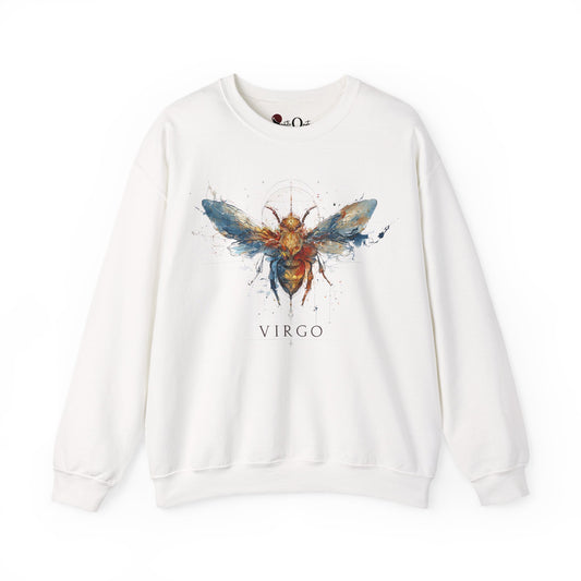 Virgo Honeybee Heavy Blend™ Crewneck Sweatshirt | Zodiac Line