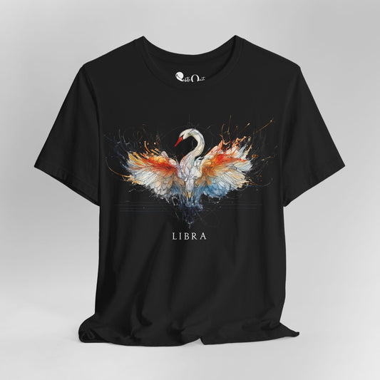 Libra Swan Zodiac T-Shirt