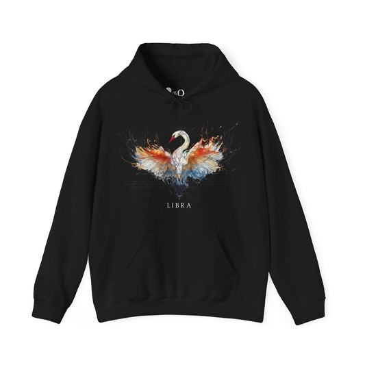 Libra Swan Heavy Blend™ Hoodie | Zodiac Line