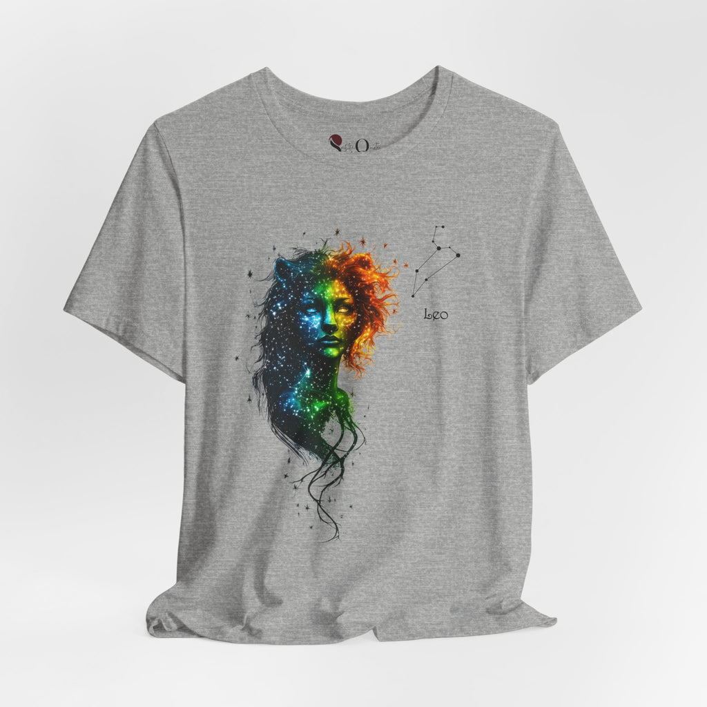Leo I Zodiac T-Shirt Athletic Heather T-Shirt