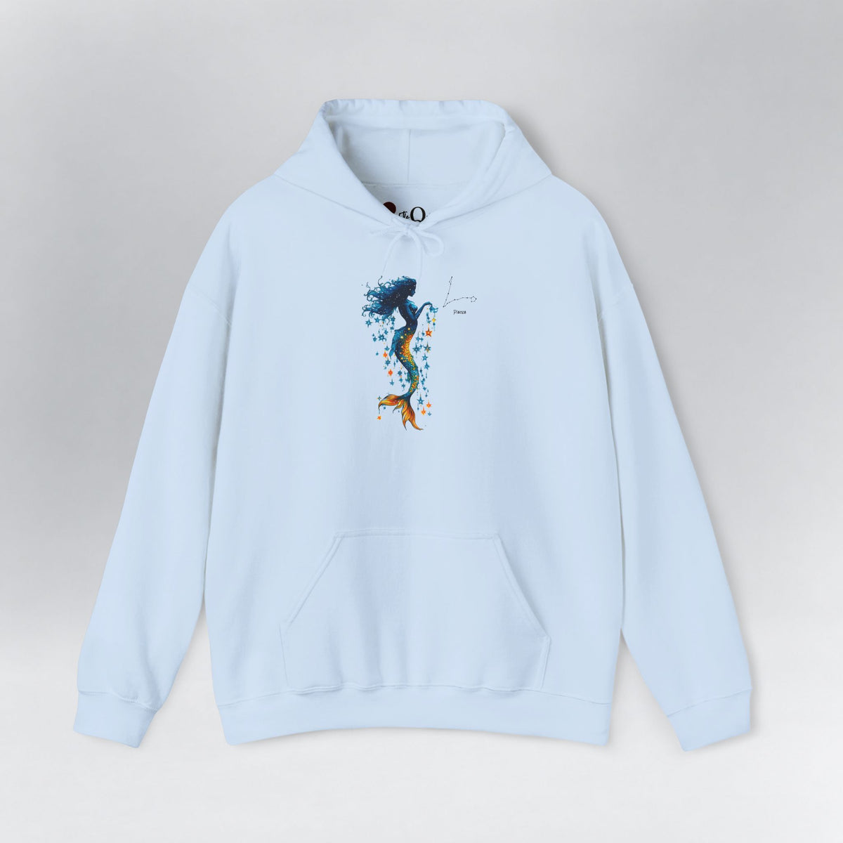 Pisces Zodiac Hoodie Light Blue Hoodie