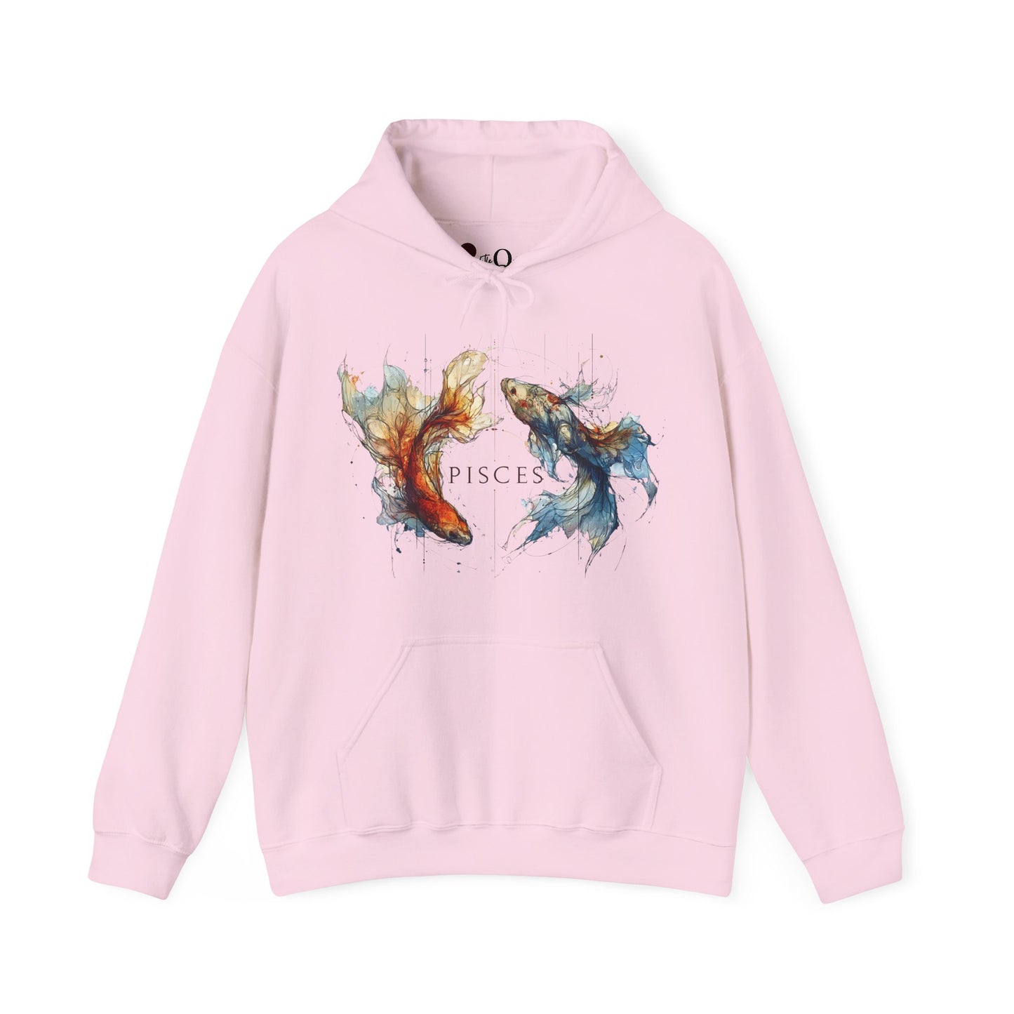 Pisces Koi Fish Heavy Blend™ Hoodie  | Zodiac Line