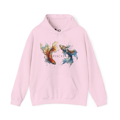 Pisces Koi Fish Heavy Blend™ Hoodie  | Zodiac Line