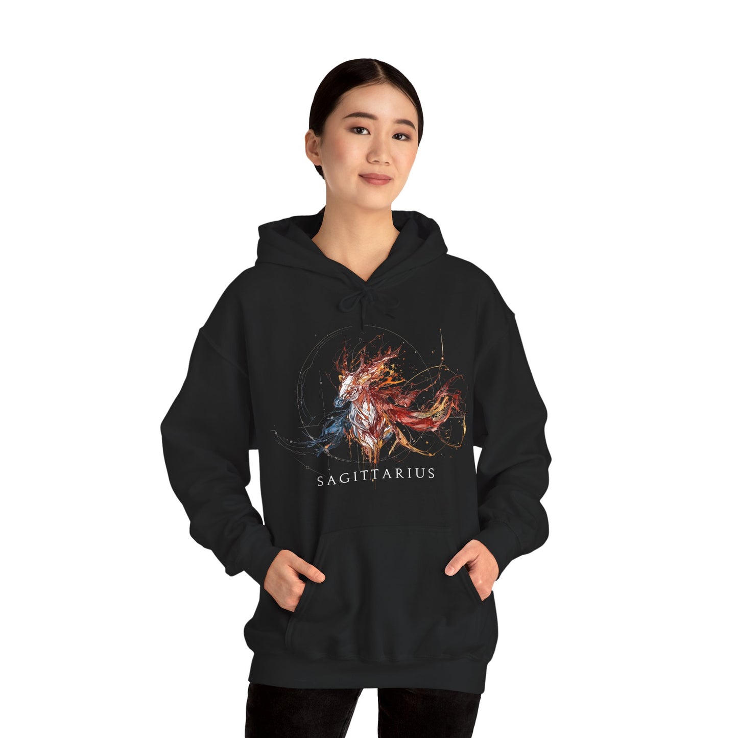 Sagittarius Horse Heavy Blend™ Hoodie  | Zodiac Line