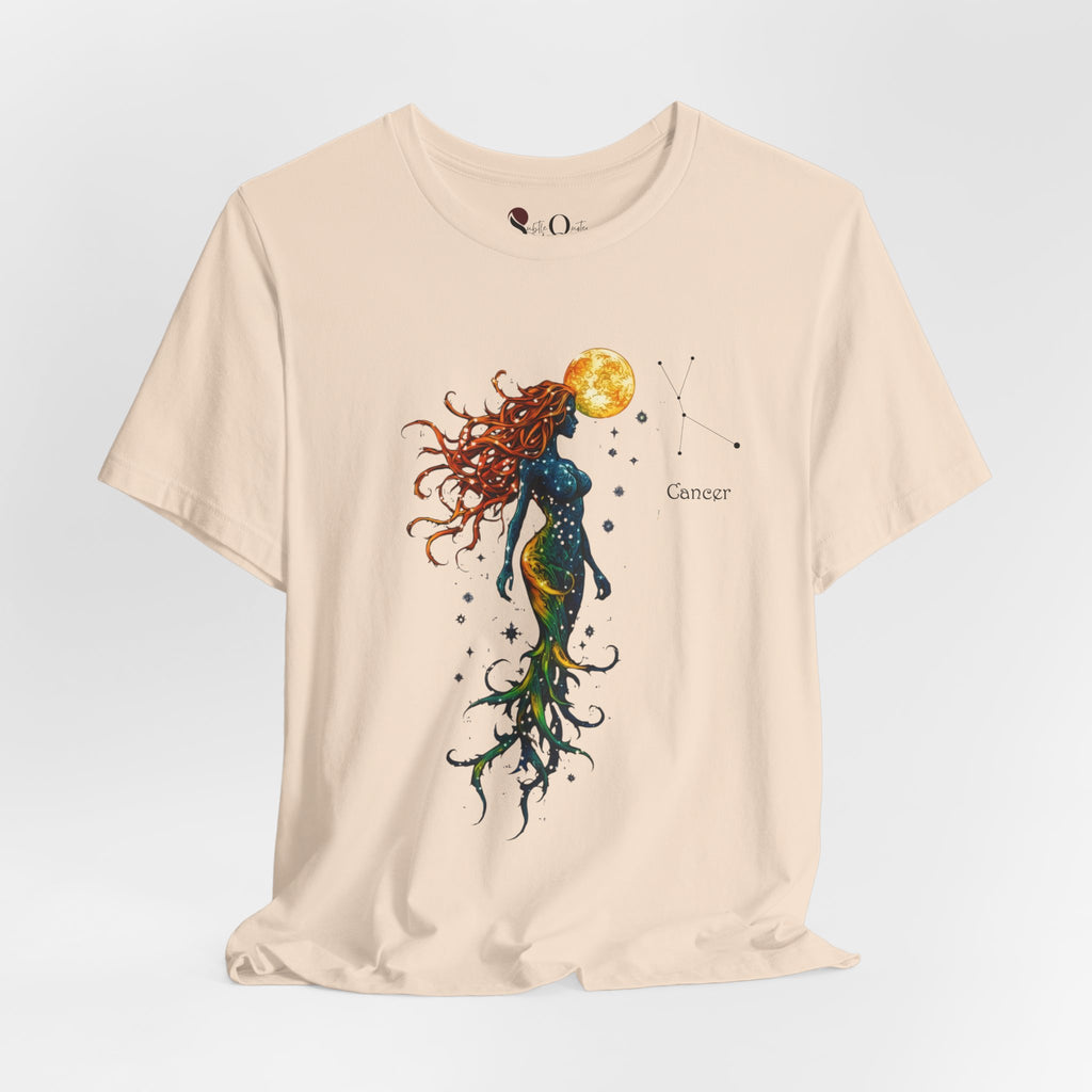 Cancer Zodiac T-Shirt Soft Cream T-Shirt