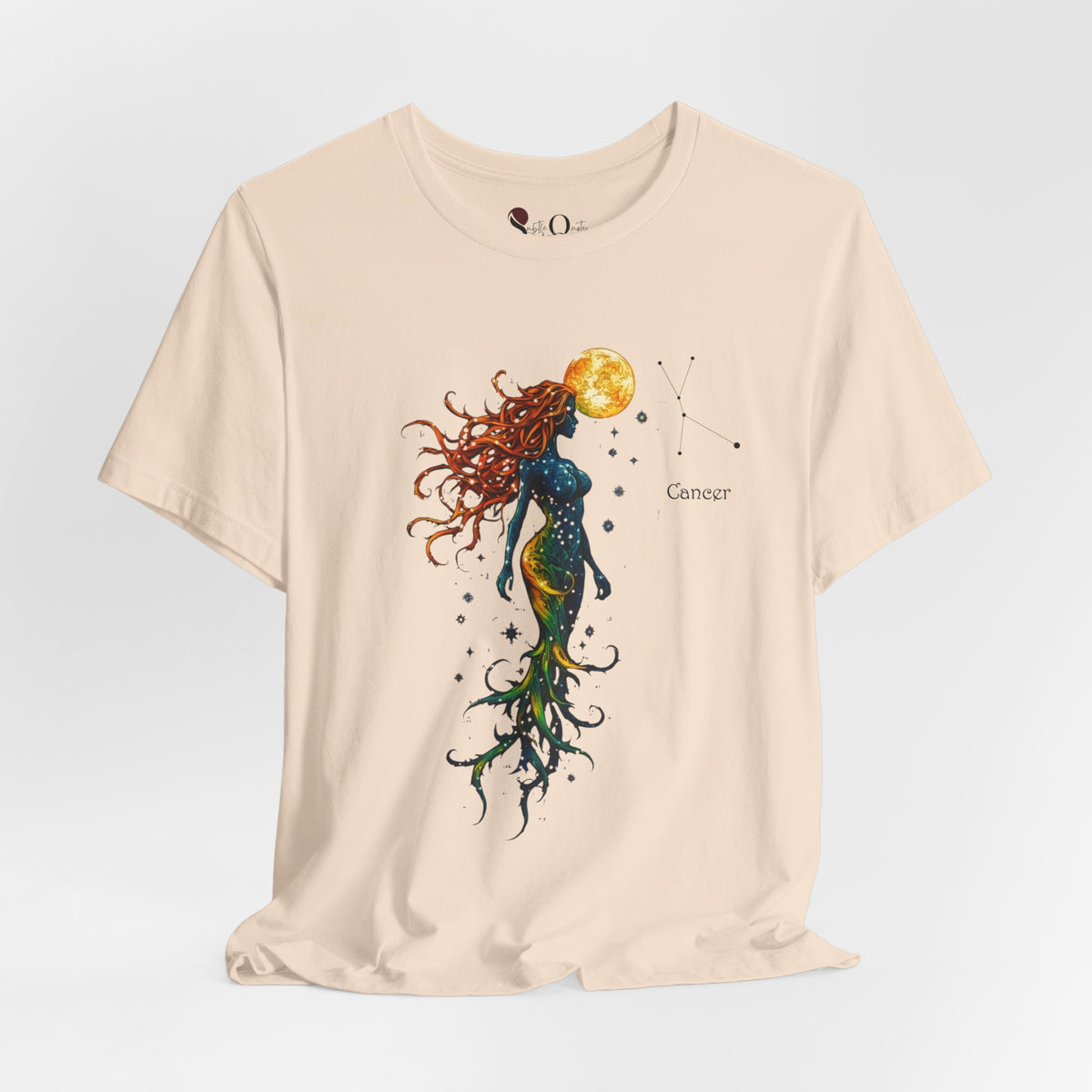 Cancer Zodiac T-Shirt Soft Cream T-Shirt