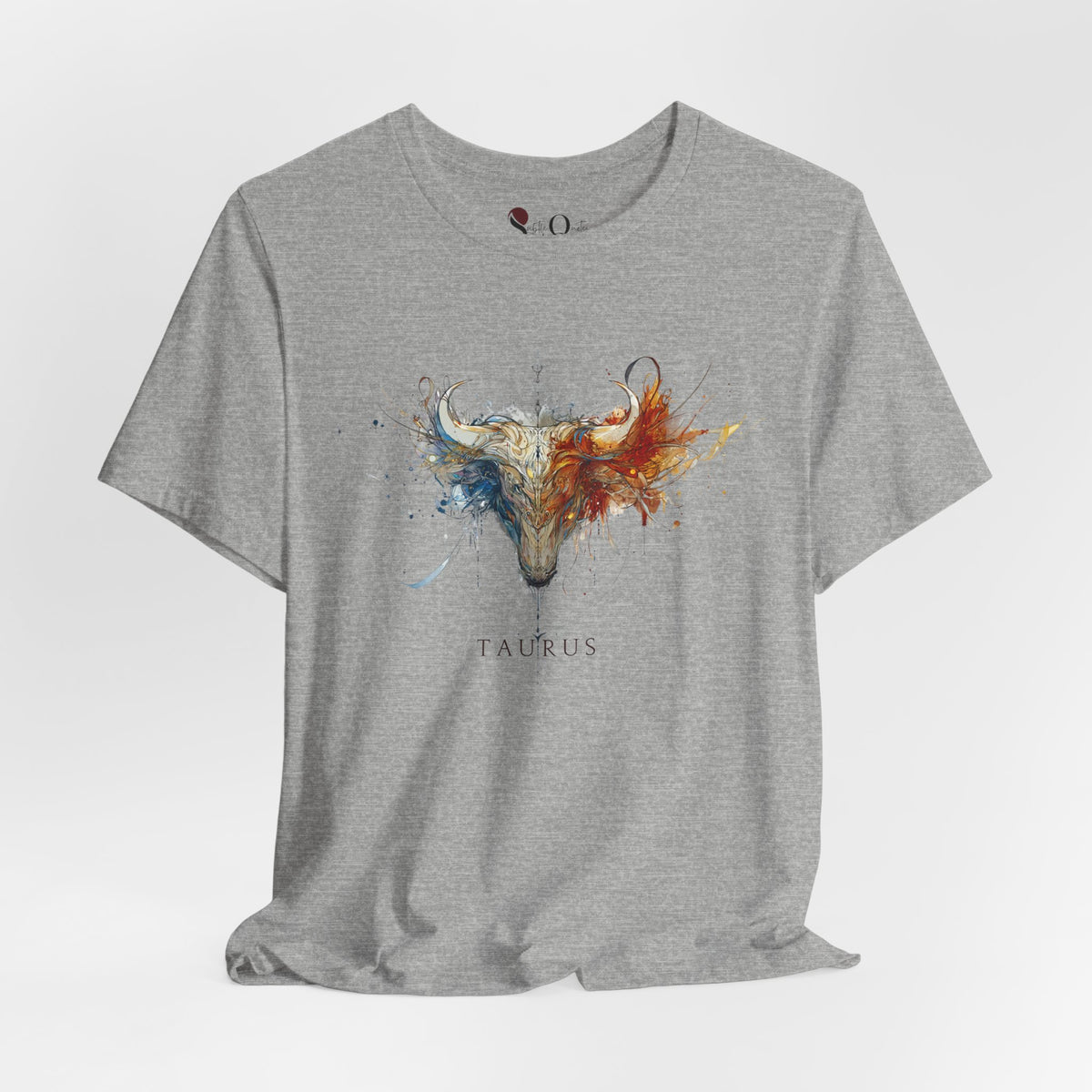 Taurus Bull Zodiac T-Shirt Athletic Heather T-Shirt