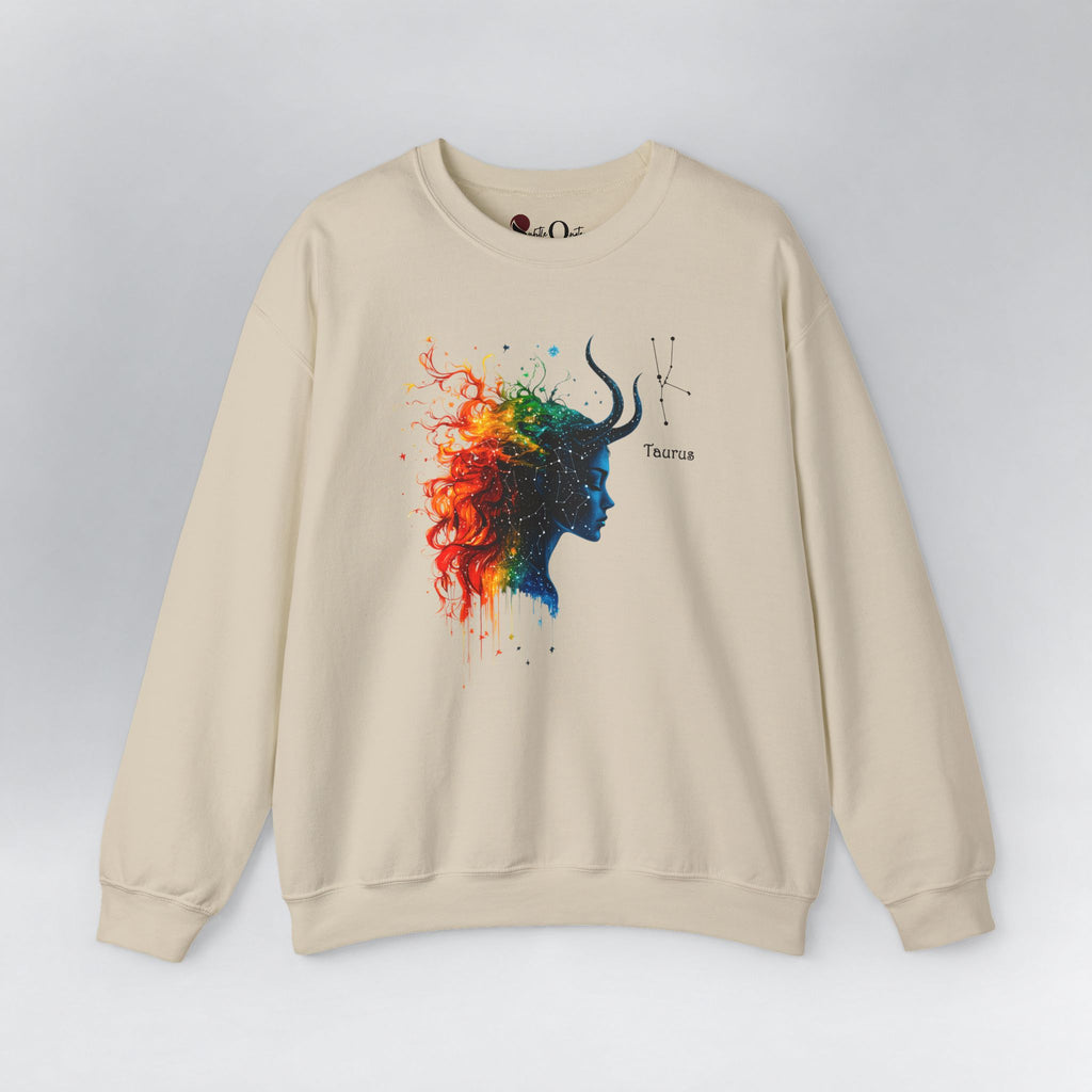 Taurus Zodiac Sweatshirt Sand Sweatshirt