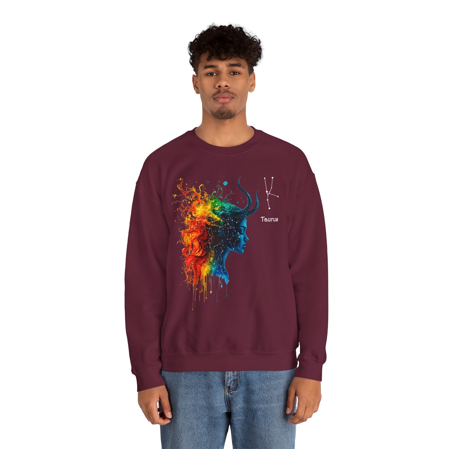 Taurus Heavy Blend™ Crewneck Sweatshirt | Zodiac Line