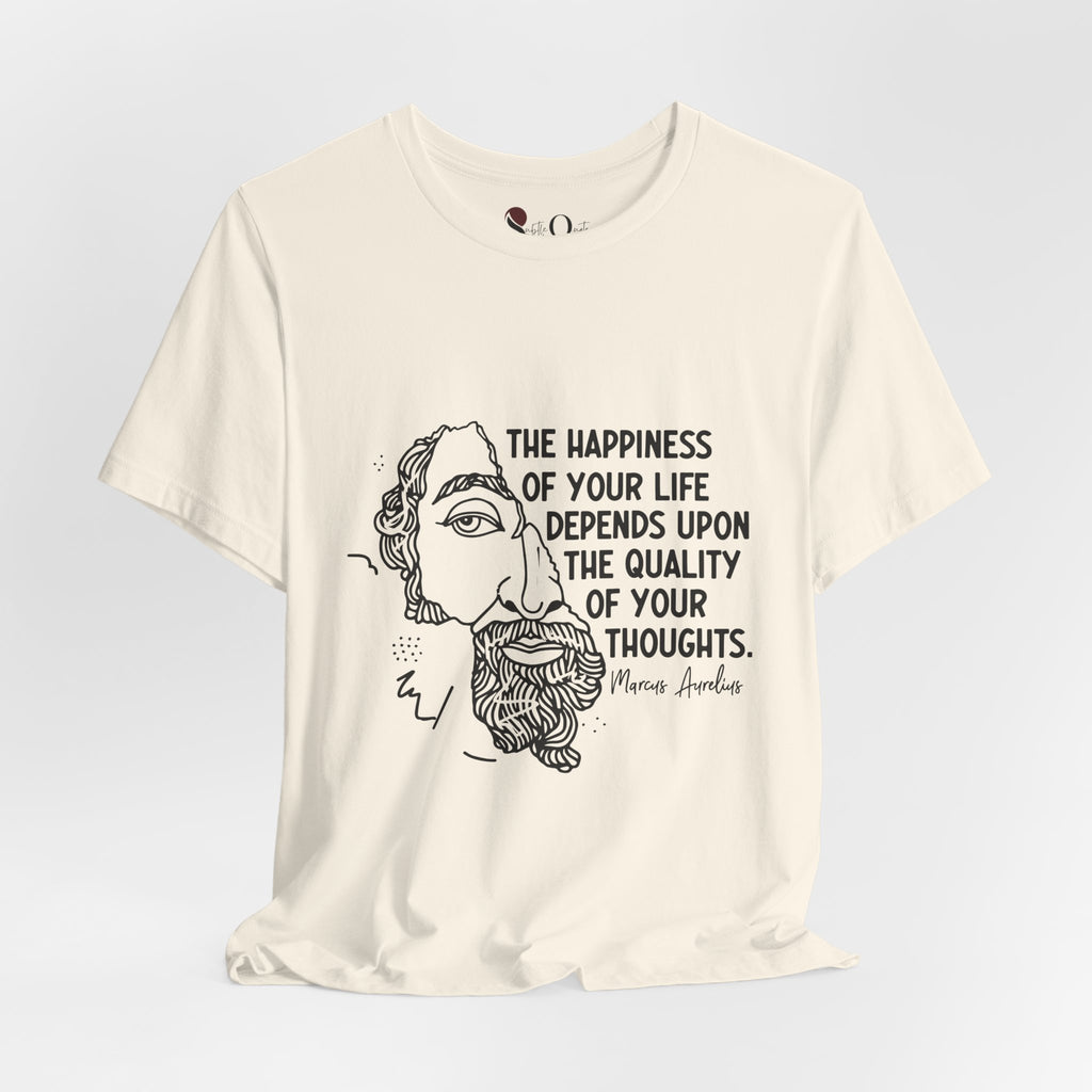 Your Thoughts | Marcus Aurelius Natural T-Shirt