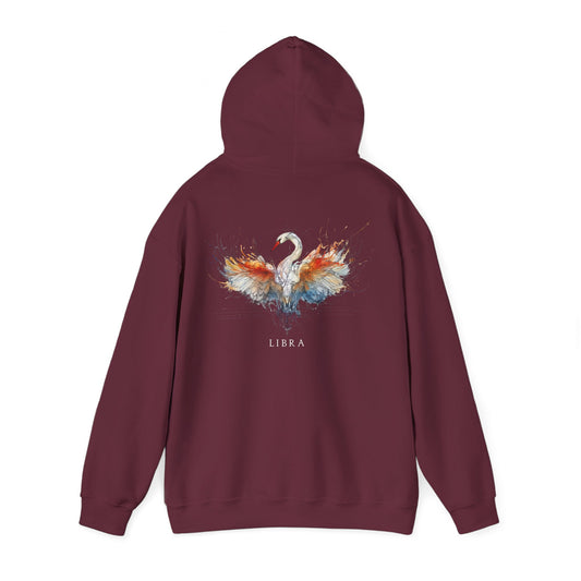 Libra Swan Zodiac Hoodie