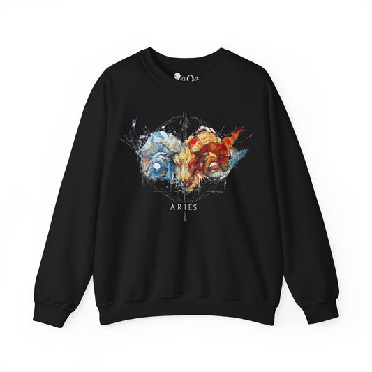 Aries Ram Heavy Blend™ Crewneck Sweatshirt | Zodiac Line