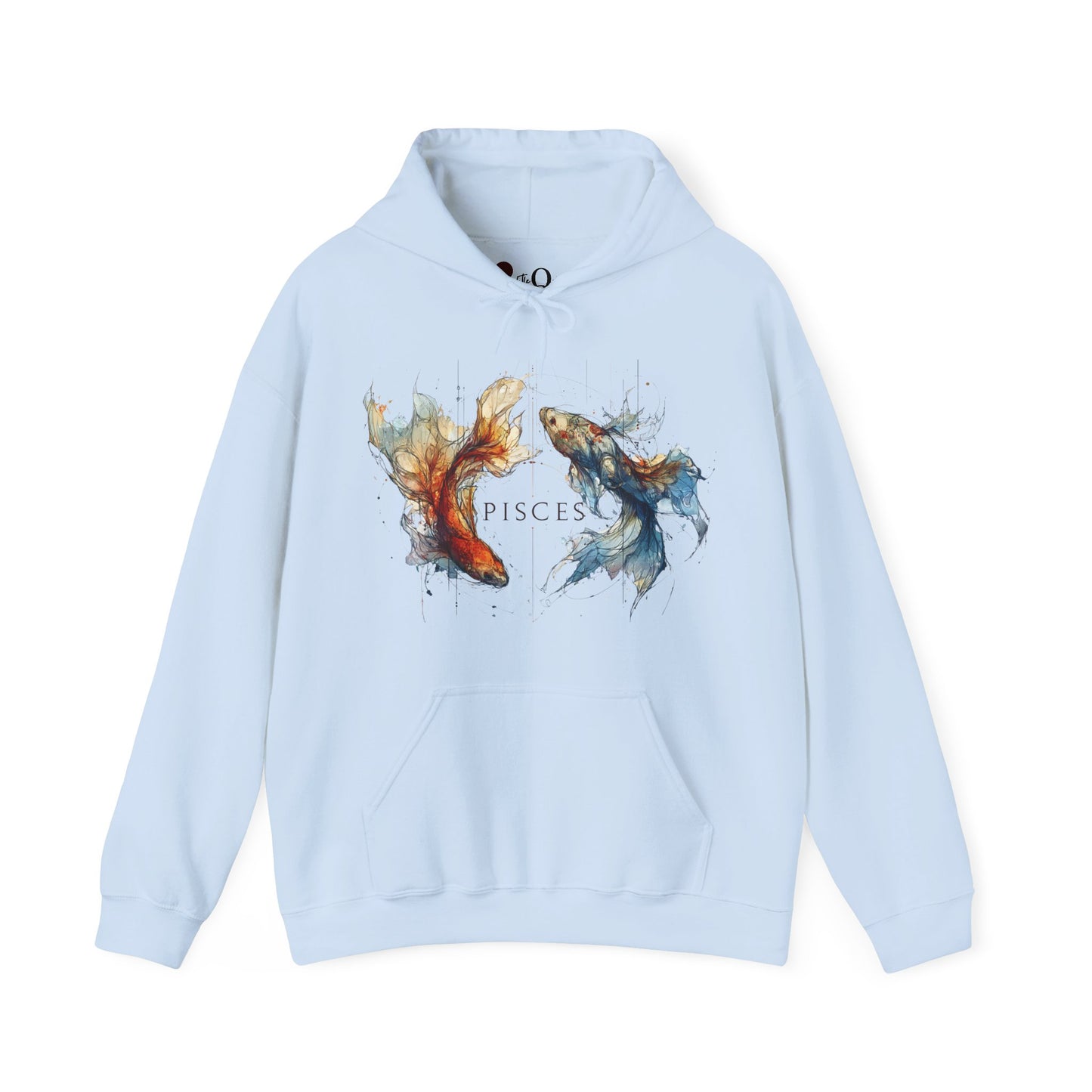 Pisces Koi Fish Heavy Blend™ Hoodie  | Zodiac Line