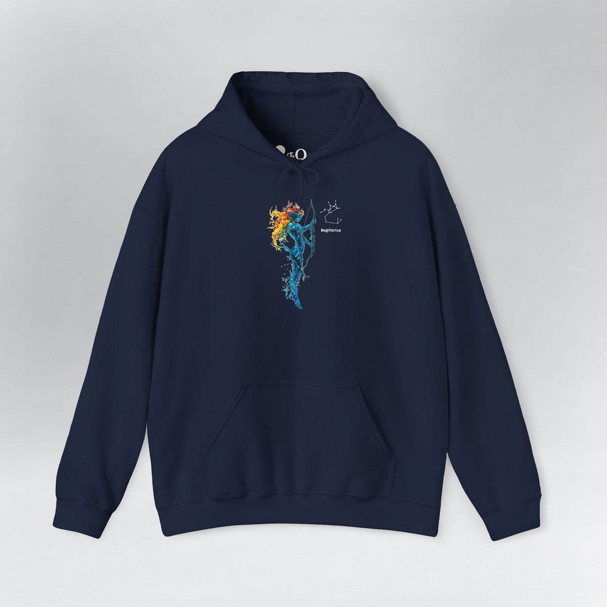 Sagittarius I Zodiac Hoodie Navy Hoodie