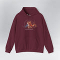 Sagittarius Horse Zodiac Hoodie Maroon Hoodie