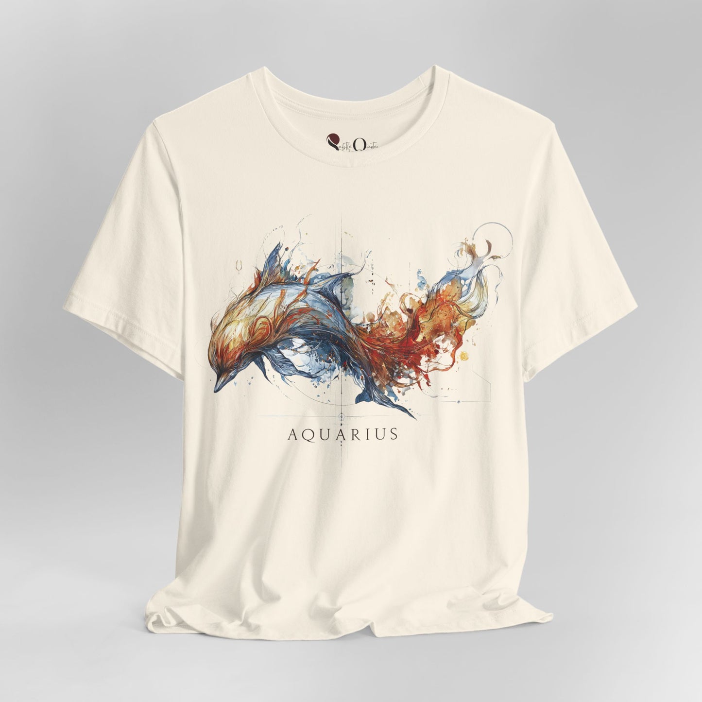 Aquarius Dolphin Zodiac T-Shirt