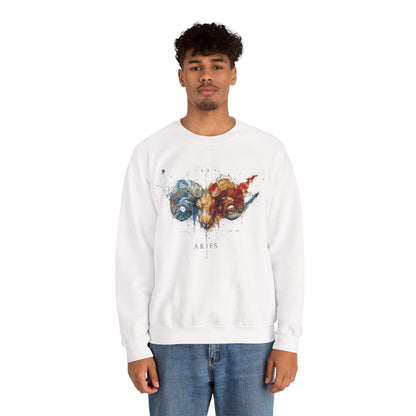 Aries Ram Heavy Blend™ Crewneck Sweatshirt | Zodiac Line