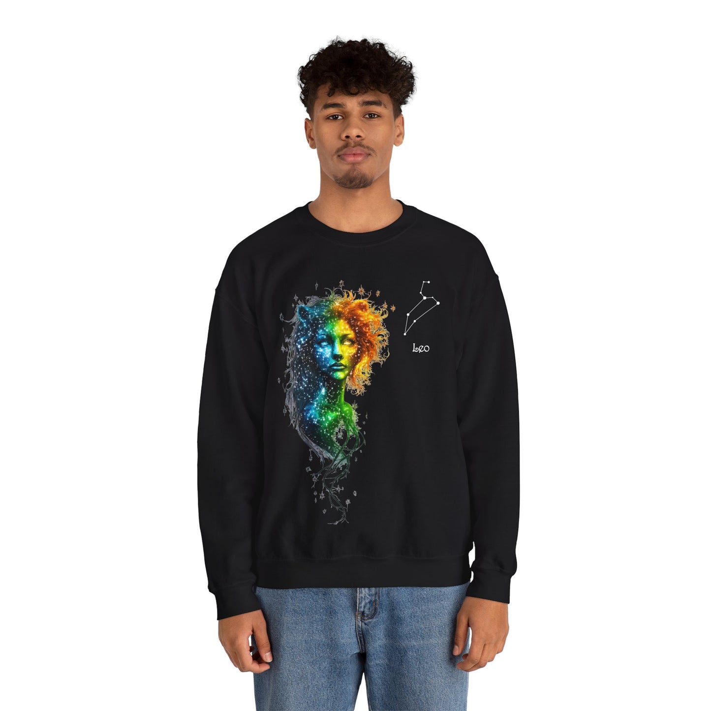 Leo Heavy Blend™ Crewneck Sweatshirt | Zodiac Line