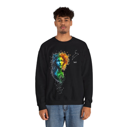 Leo Heavy Blend™ Crewneck Sweatshirt | Zodiac Line