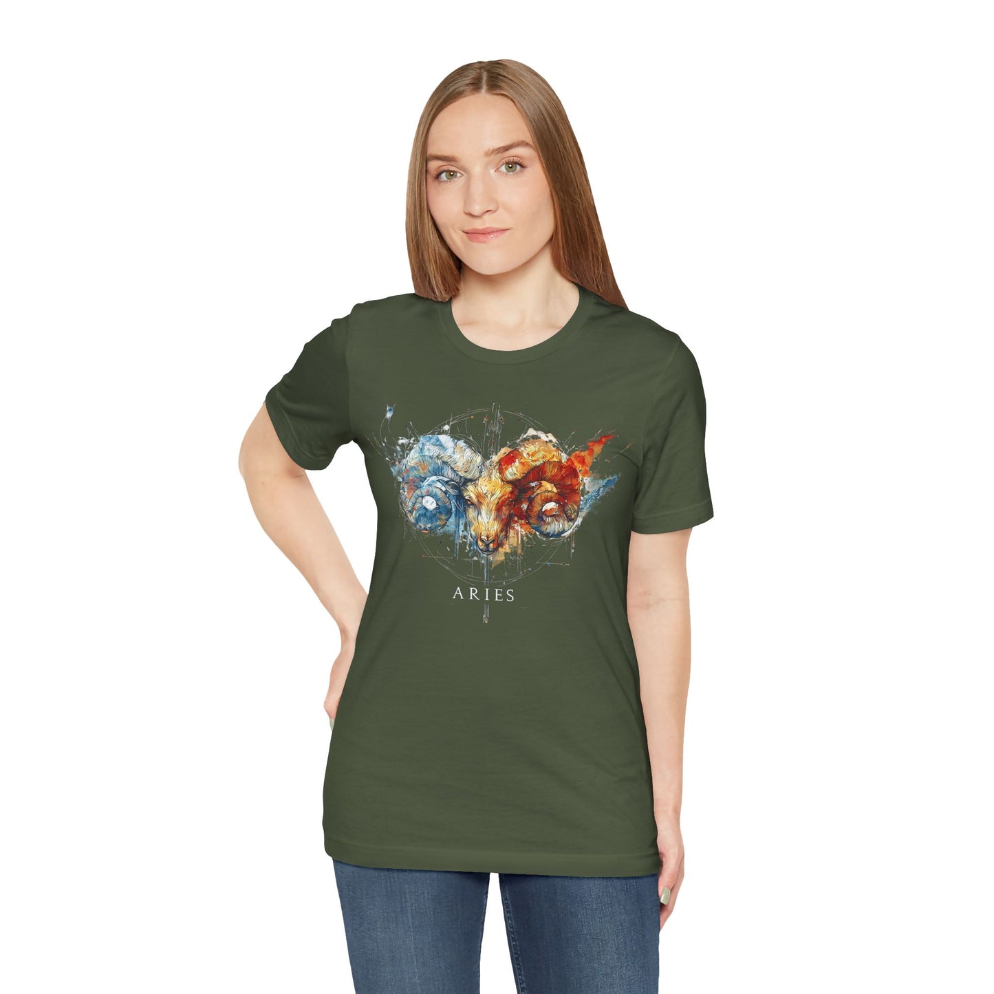 Aries Ram Dark | Zodiac Line