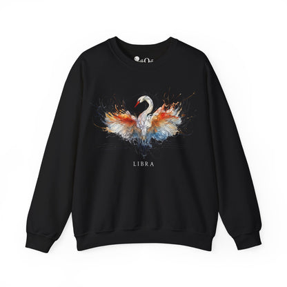 Libra Swan Zodiac Sweatshirt