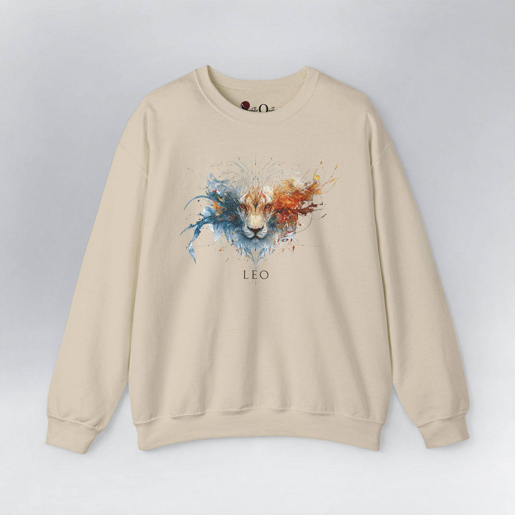 Leo Lion Zodiac Sweatshirt Sand Sweatshirt
