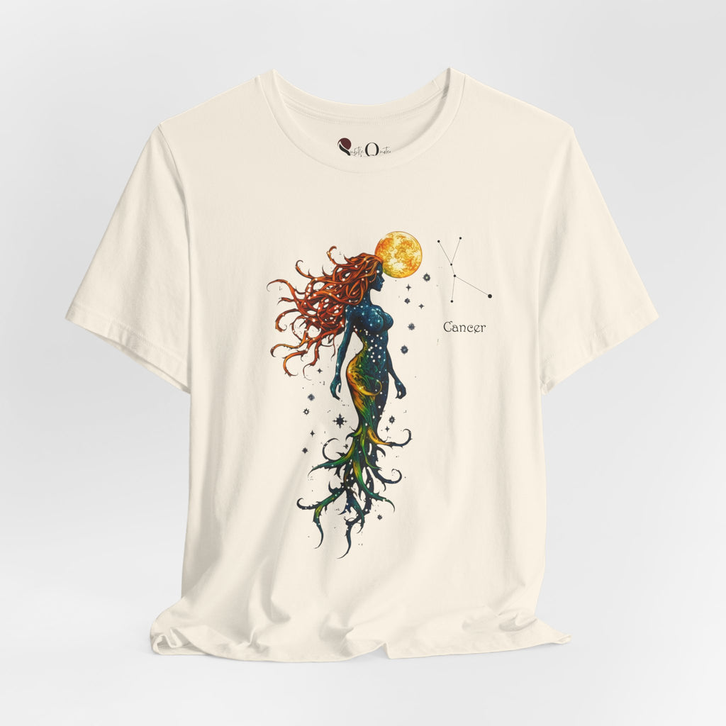 Cancer Zodiac T-Shirt Natural T-Shirt