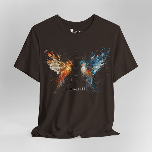 Gemini Hummingbird Dark | Zodiac Line