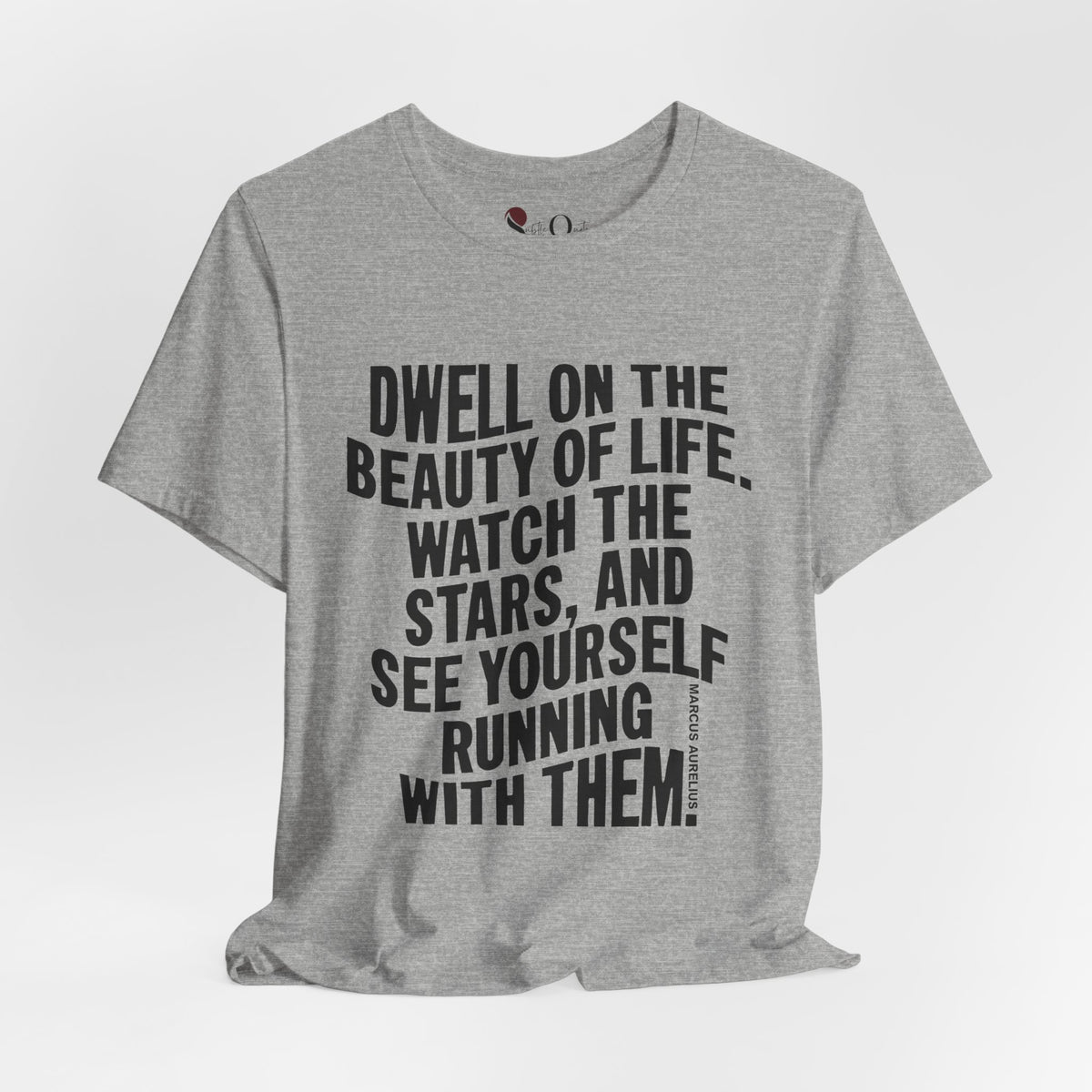 Dwell on Beauty | Marcus Aurelius Athletic Heather T-Shirt