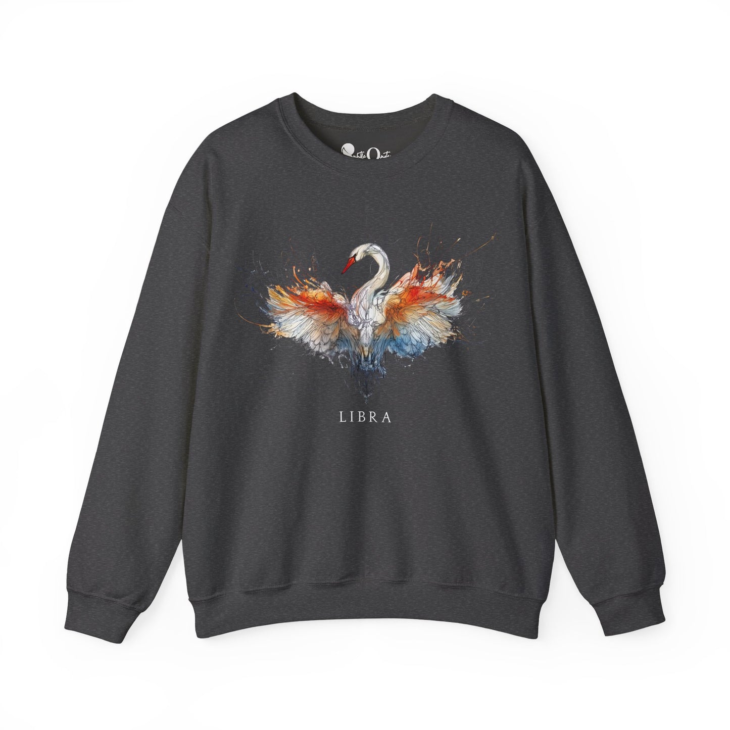 Libra Swan Heavy Blend™ Crewneck Sweatshirt | Zodiac Line