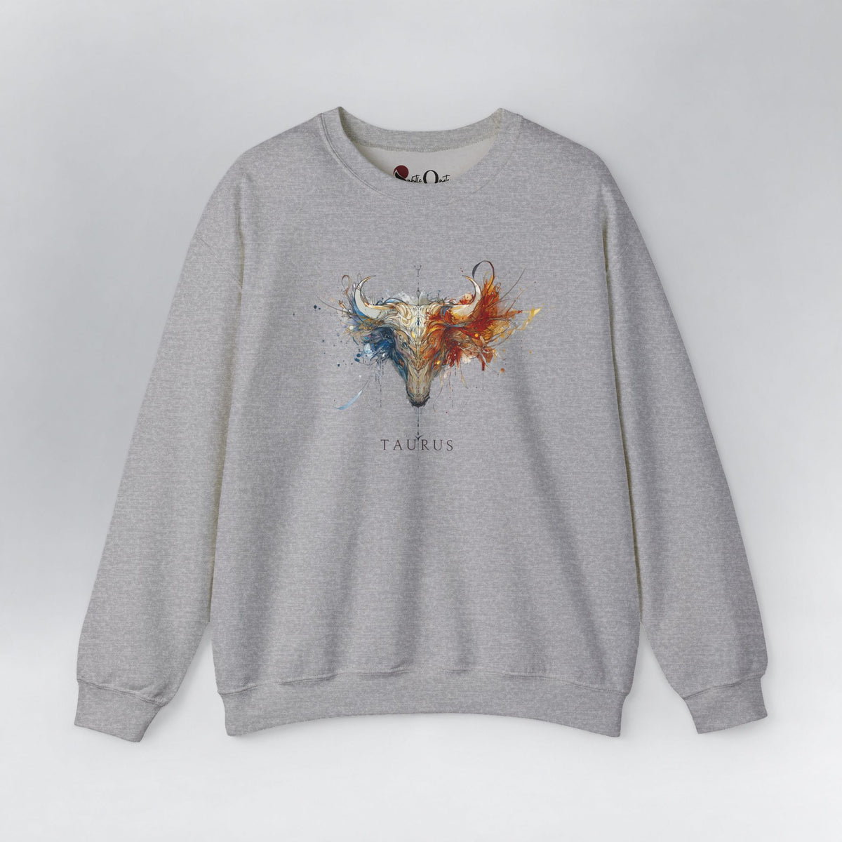 Taurus Bull Zodiac Sweatshirt Sport Grey Sweatshirt