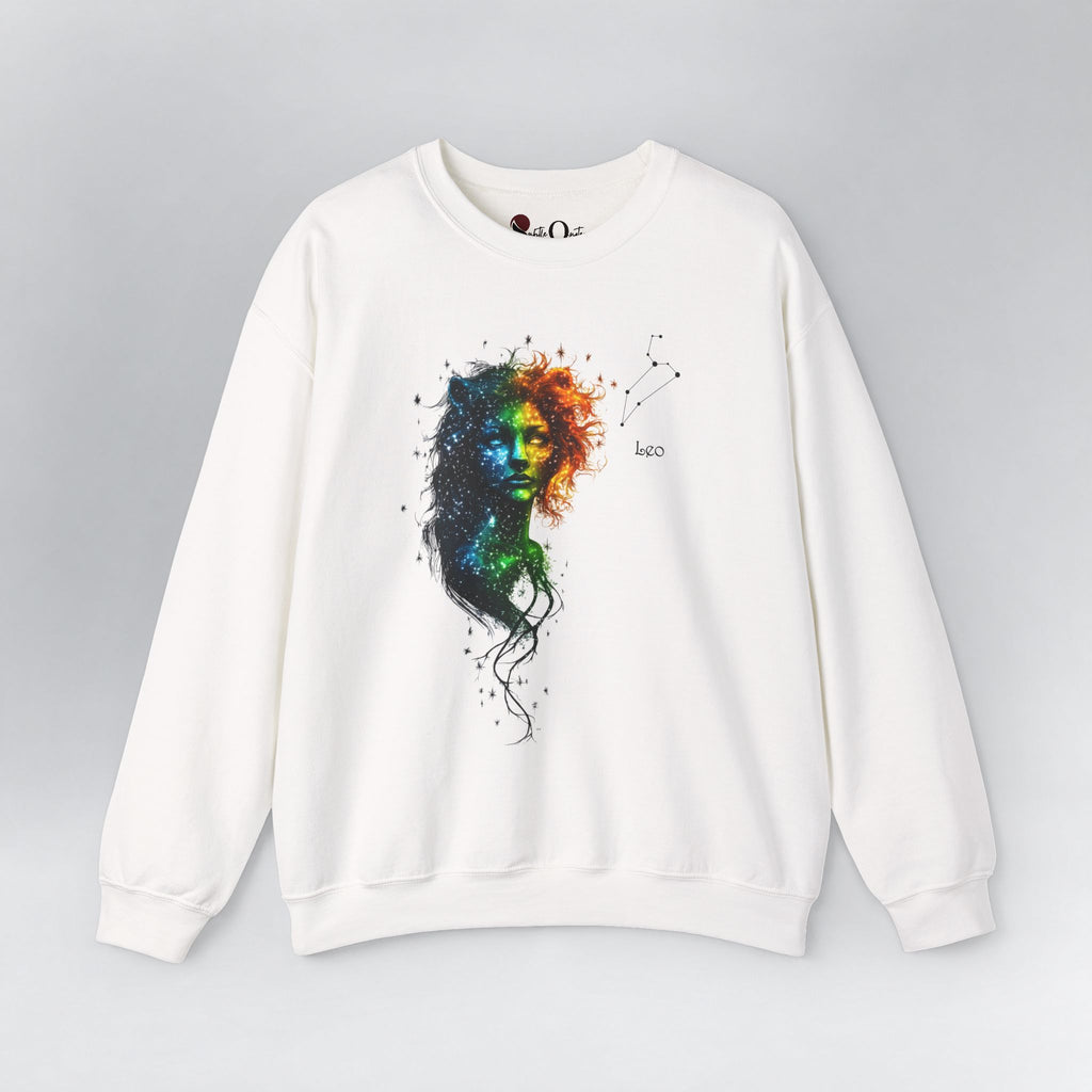 Leo Zodiac Sweatshirt White Sweatshirt