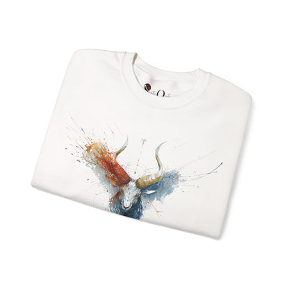 Capricorn Ibex Heavy Blend™ Crewneck Sweatshirt | Zodiac Line