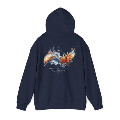 Aquarius Dolphin Zodiac Hoodie