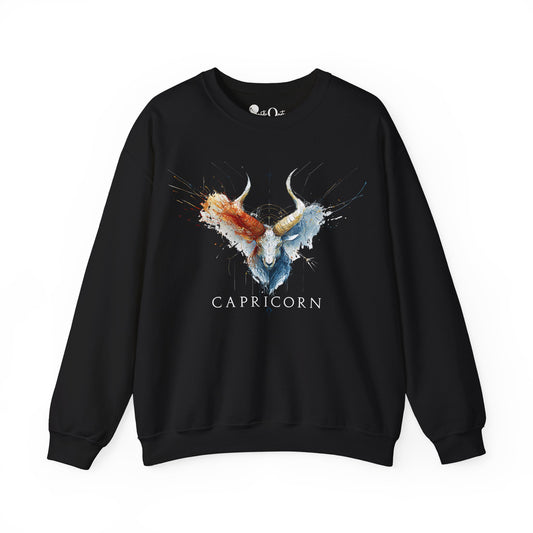 Capricorn Ibex Heavy Blend™ Crewneck Sweatshirt | Zodiac Line