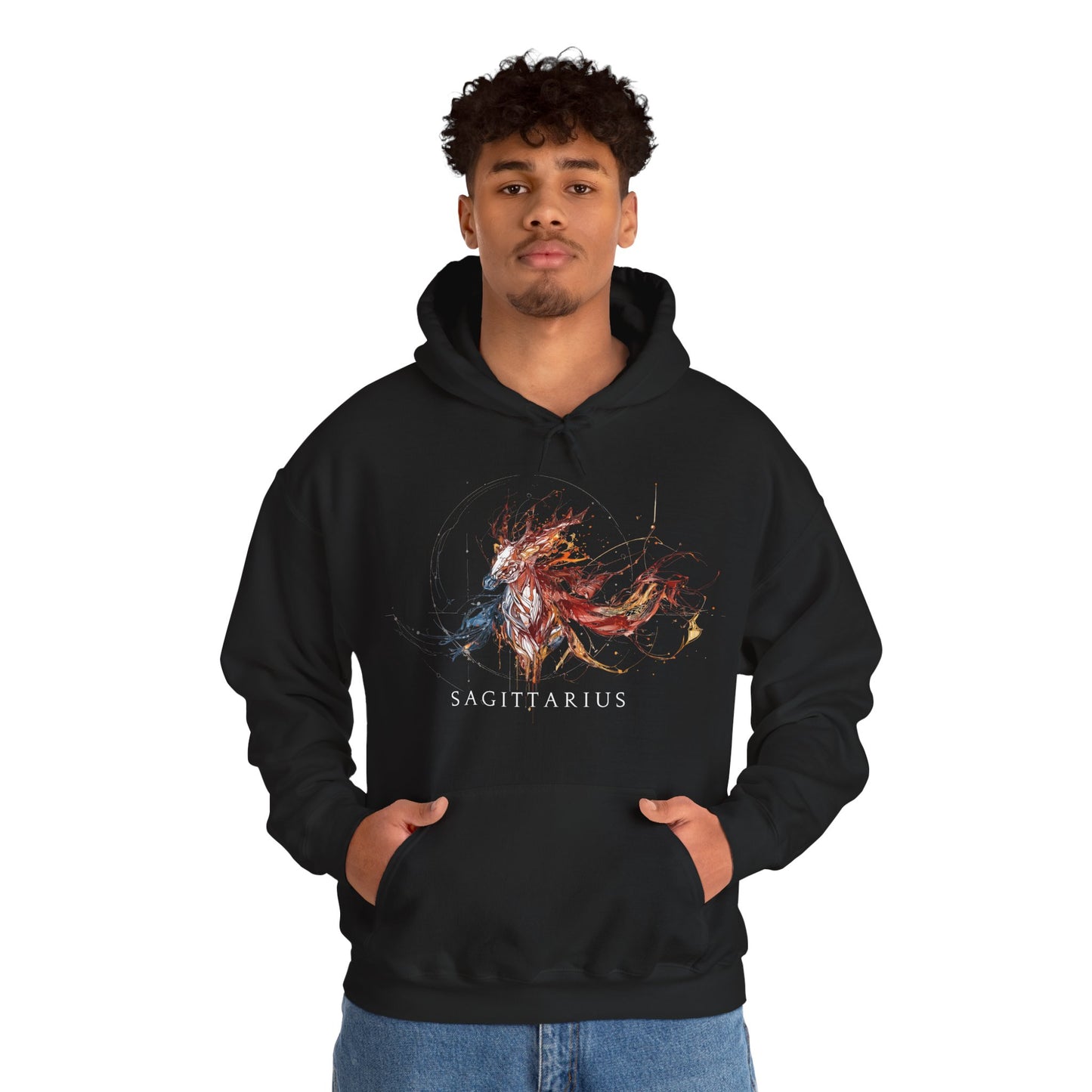 Sagittarius Horse Heavy Blend™ Hoodie  | Zodiac Line