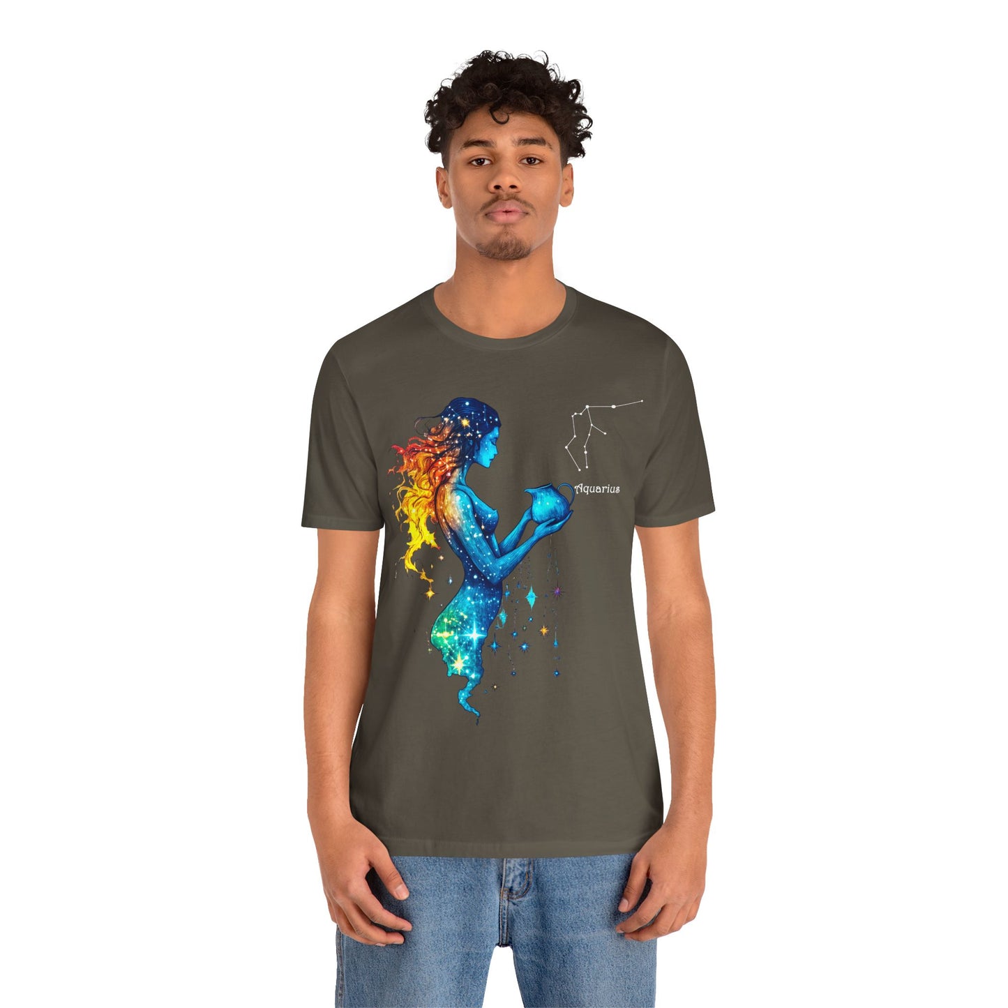 Aquarius Dark | Zodiac T-Shirt