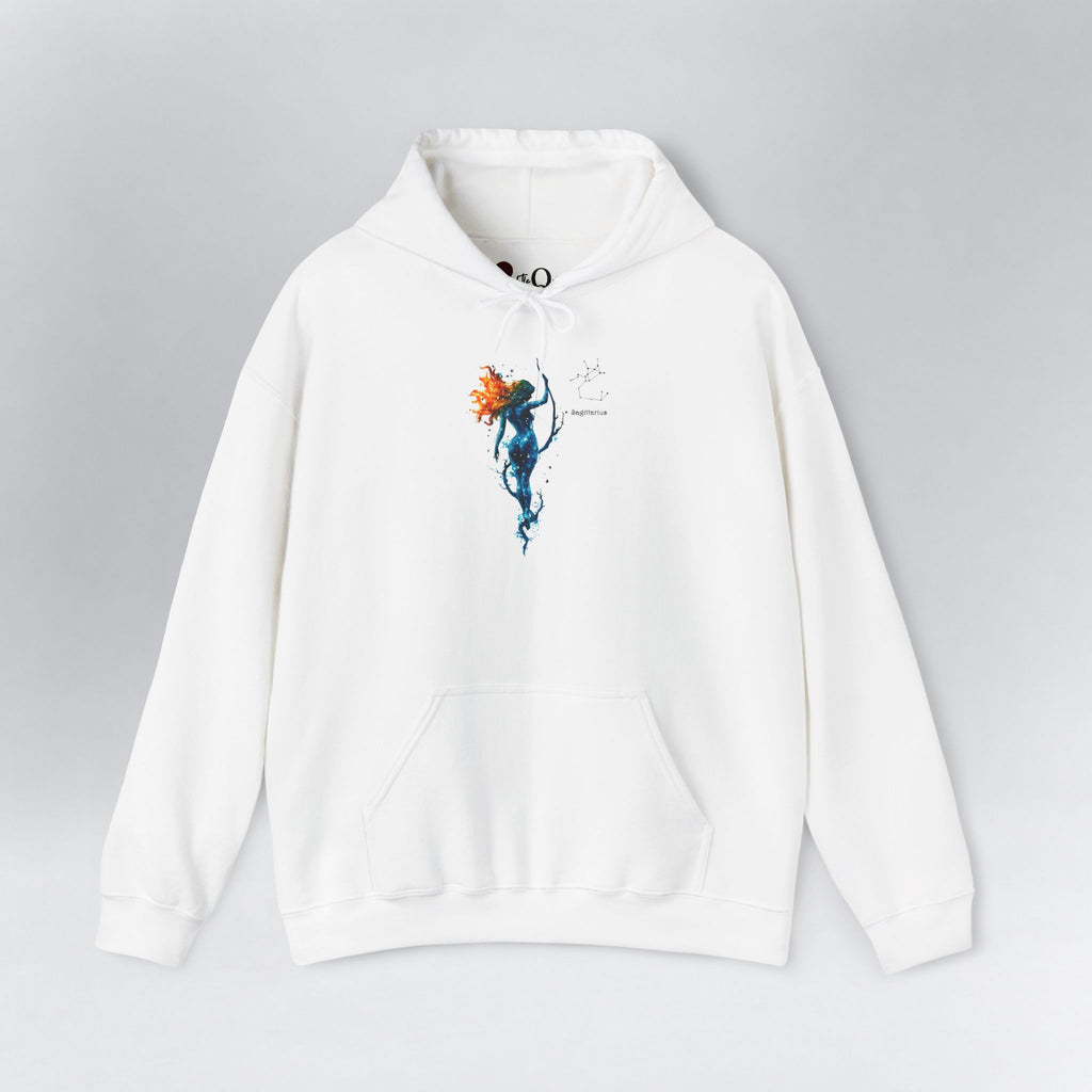 Sagittarius Zodiac Hoodie White Hoodie