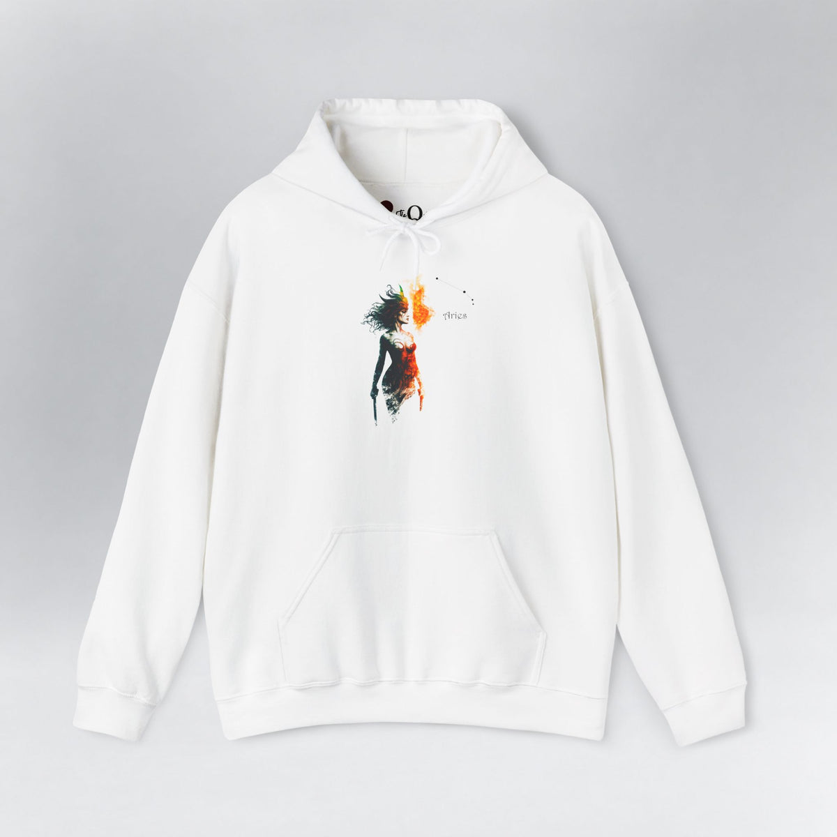 Aries Zodiac Hoodie White Hoodie