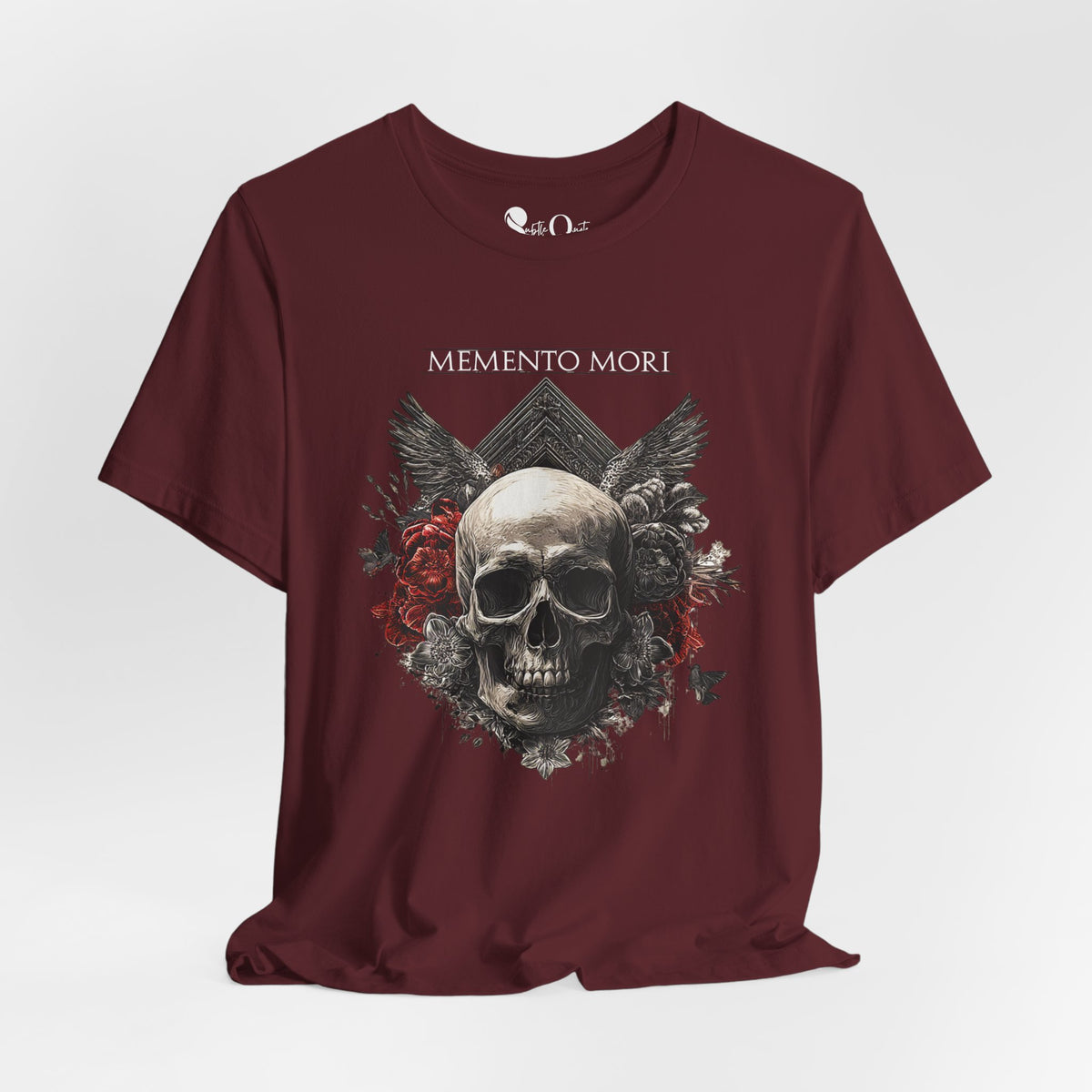 Memento Mori Maroon T-Shirt