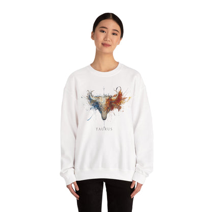 Taurus Bull Heavy Blend™ Crewneck Sweatshirt | Zodiac Line