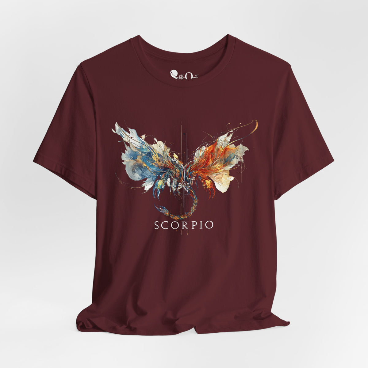 Scorpio Scorpion Zodiac T-Shirt Maroon T-Shirt