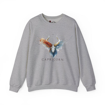 Capricorn Ibex Heavy Blend™ Crewneck Sweatshirt | Zodiac Line