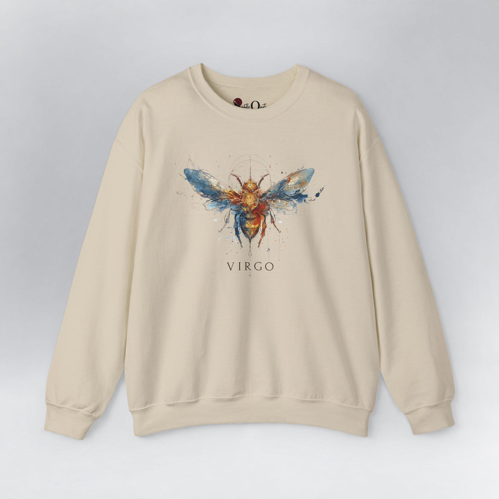 Virgo Honeybee Zodiac Sweatshirt Sand Sweatshirt