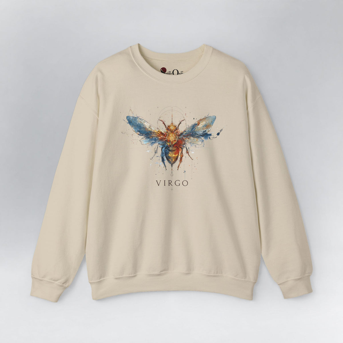 Virgo Honeybee Zodiac Sweatshirt Sand Sweatshirt