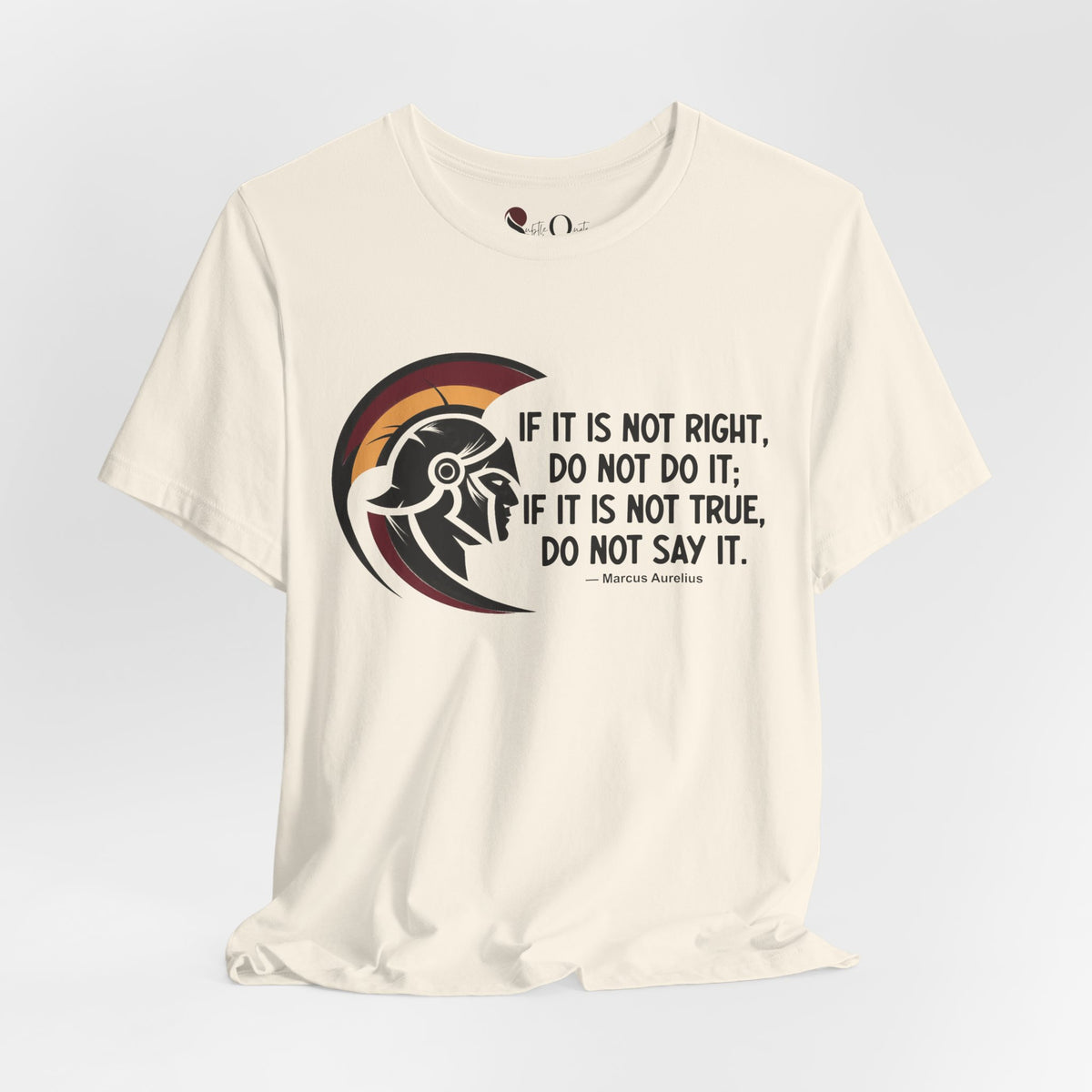 Stoic Standard | Marcus Aurelius Natural T-Shirt