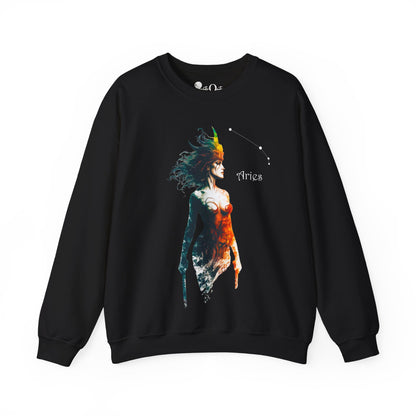 Aries Heavy Blend™ Crewneck Sweatshirt | Zodiac Line