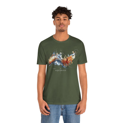 Aquarius Dolphin Dark | Zodiac Line